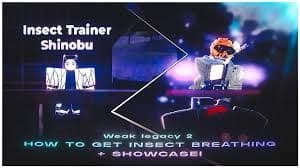 Roblox characters demonstrating Insect Breathing technique in Weak Legacy 2.